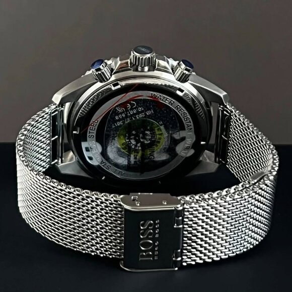 Hugo Boss Men’s Admiral Green Face Watch NEW - Picture 9 of 11